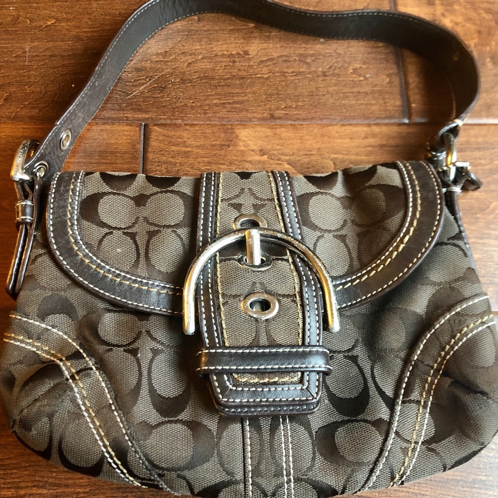 Coach Mahogany Canvas Soho Bag EO6Q-1029